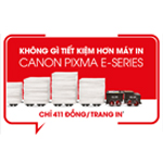 Không gì tiết kiệm hơn máy in Canon PIXMA E-series