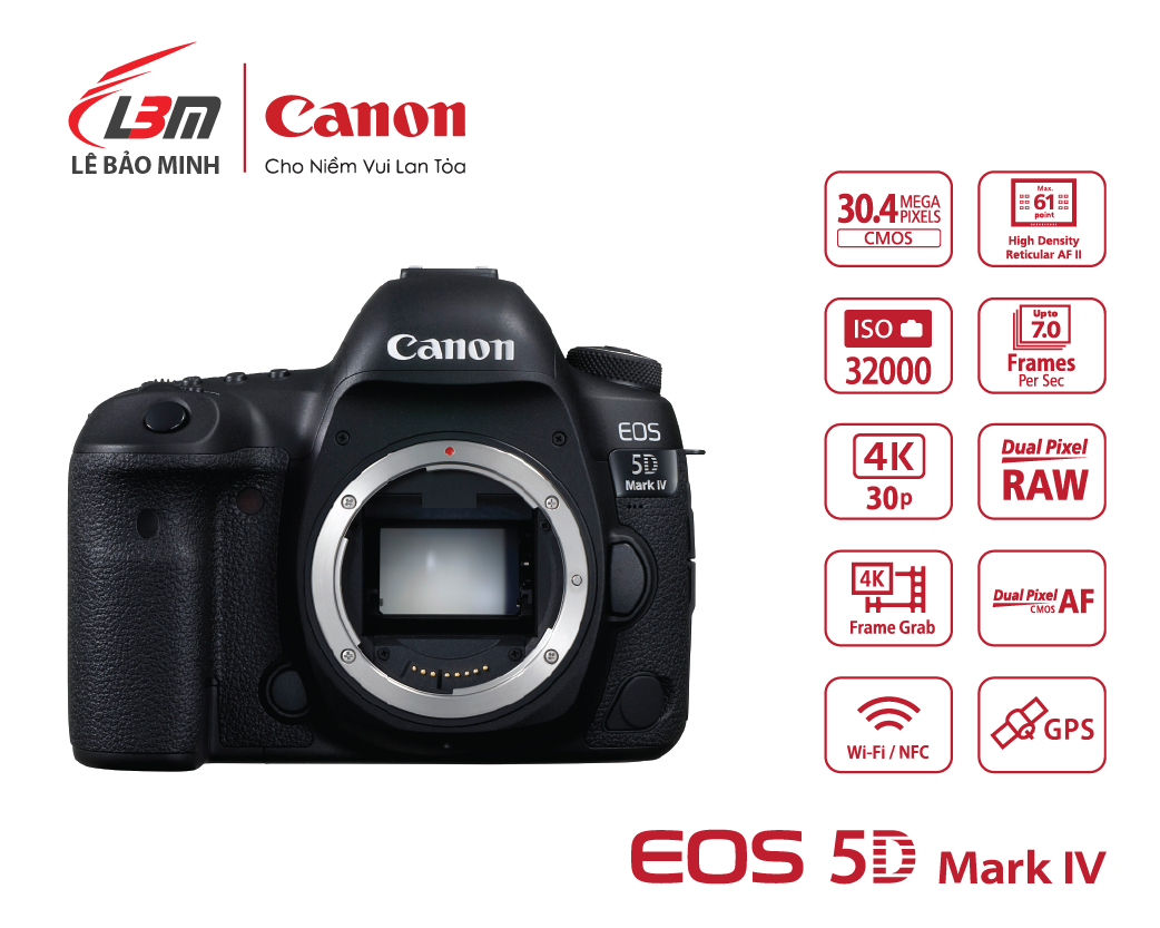 Máy ảnh Canon EOS 5D Mk IV Body