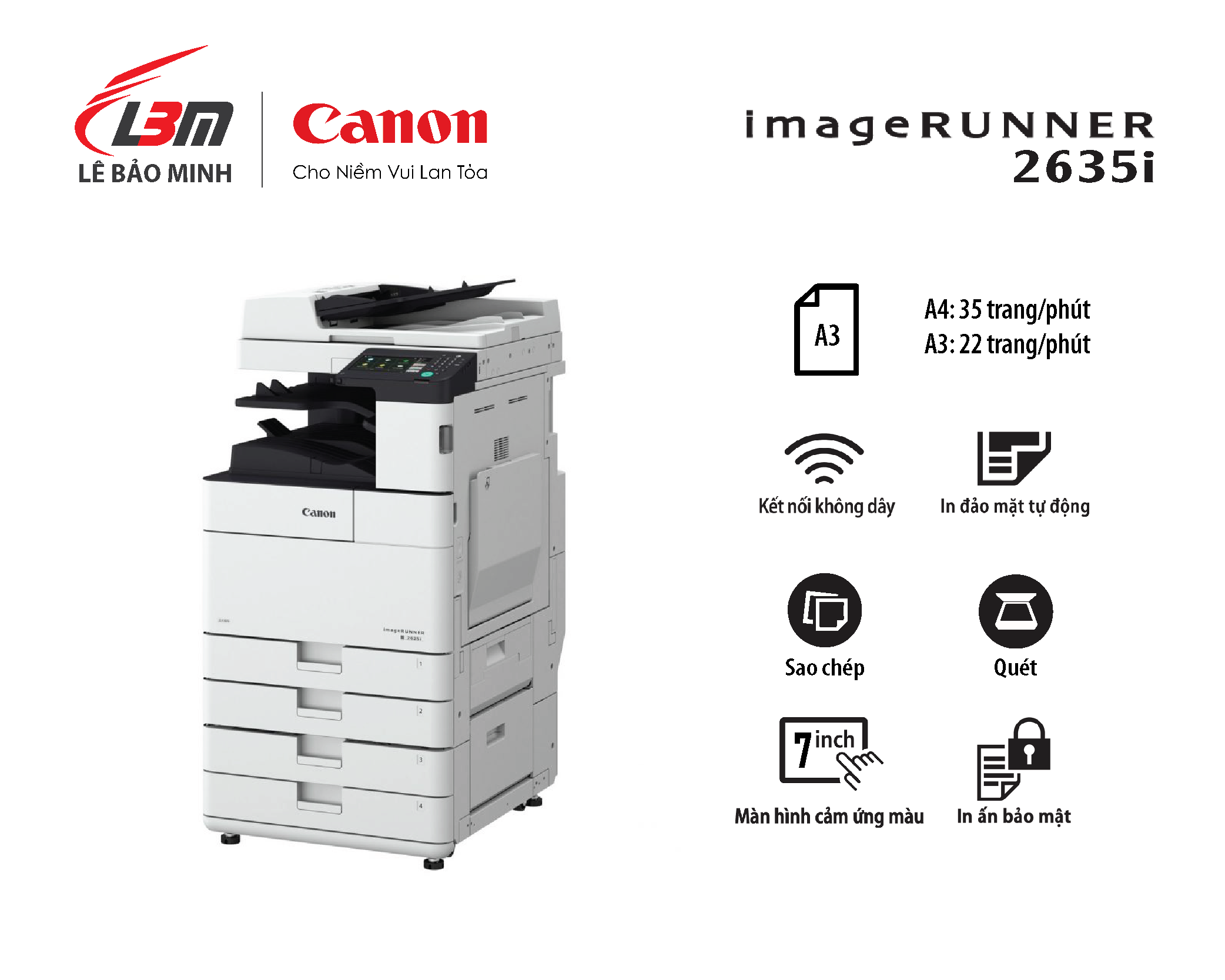 Máy photocopy Canon iR2635i