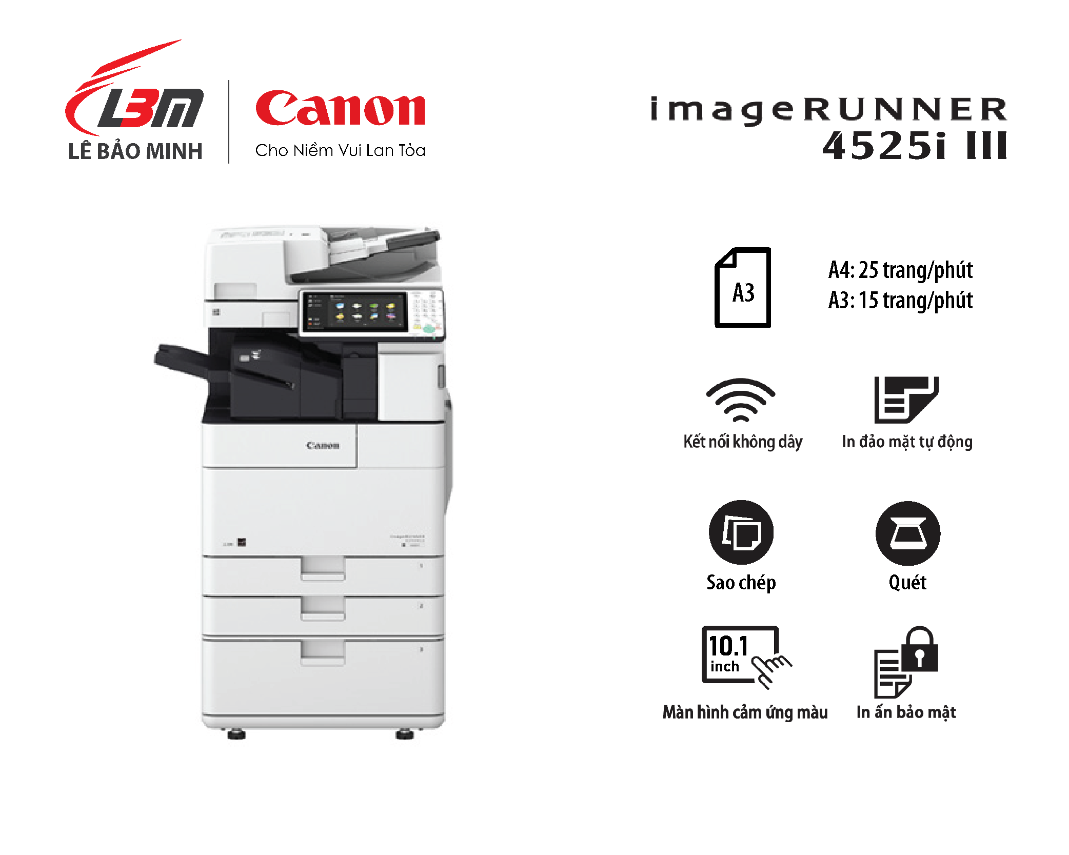 iR 4525i III Máy Photocopy Canon