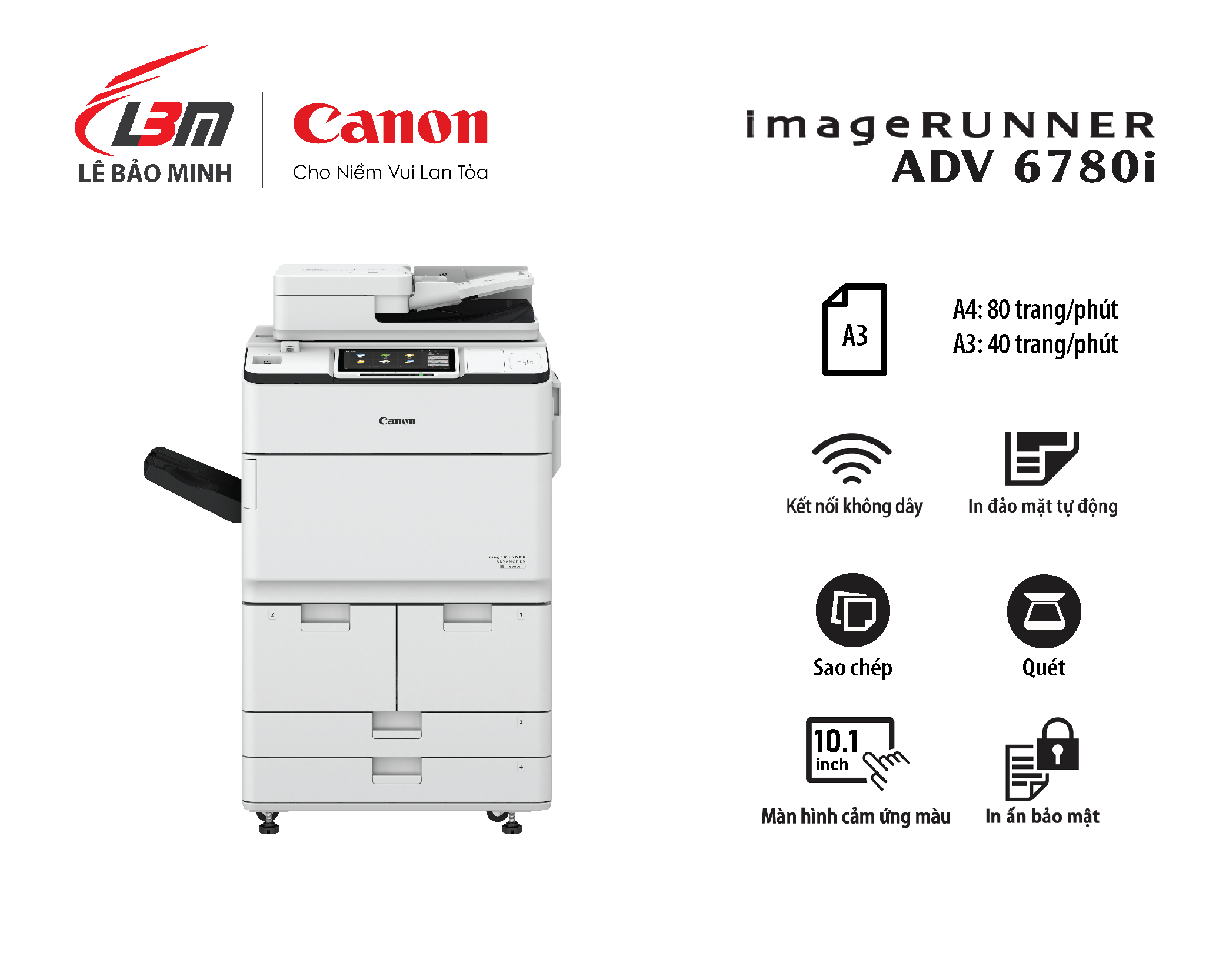 Máy photocopy Canon iR-ADV DX 6780i