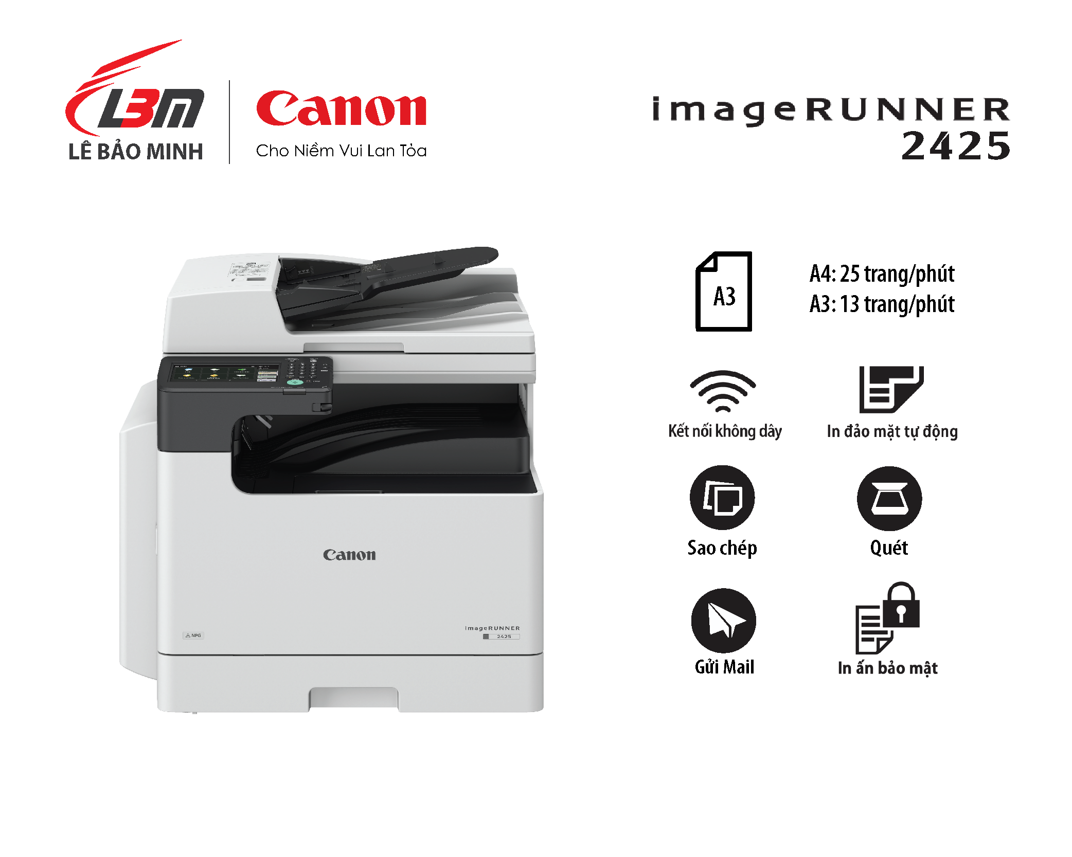 Máy Photocopy Canon iR2425