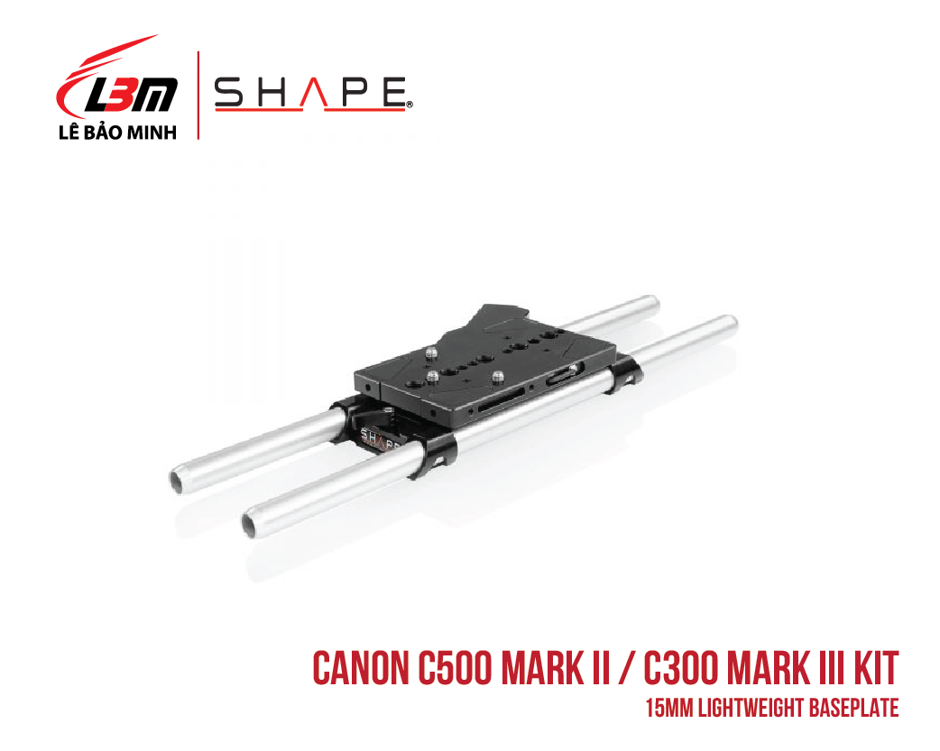 CANON C500 MARK II, C300 MARK III 15MM LIGHTWEIGHT BASEPLATE