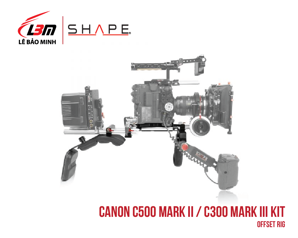 CANON C500 MARK II, C300 MARK III OFFSET RIG