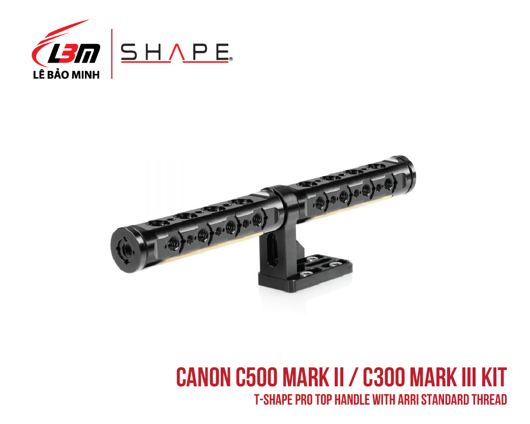 CANON C500 MARK II, C300 MARK III T-SHAPE PRO TOP HANDLE WITH ARRI STANDARD THREAD