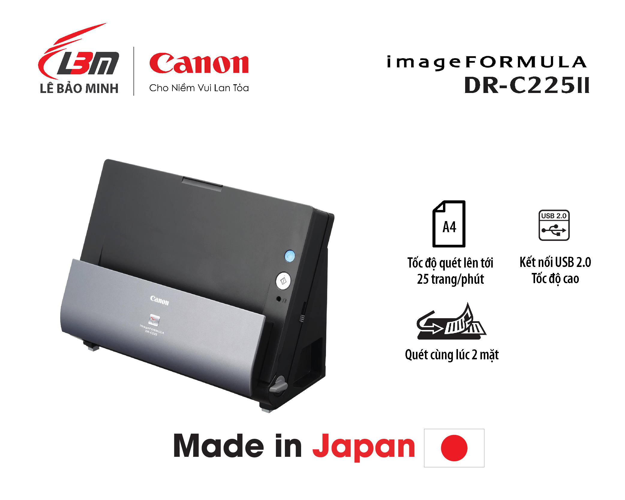 Scan Canon DR-C225 II