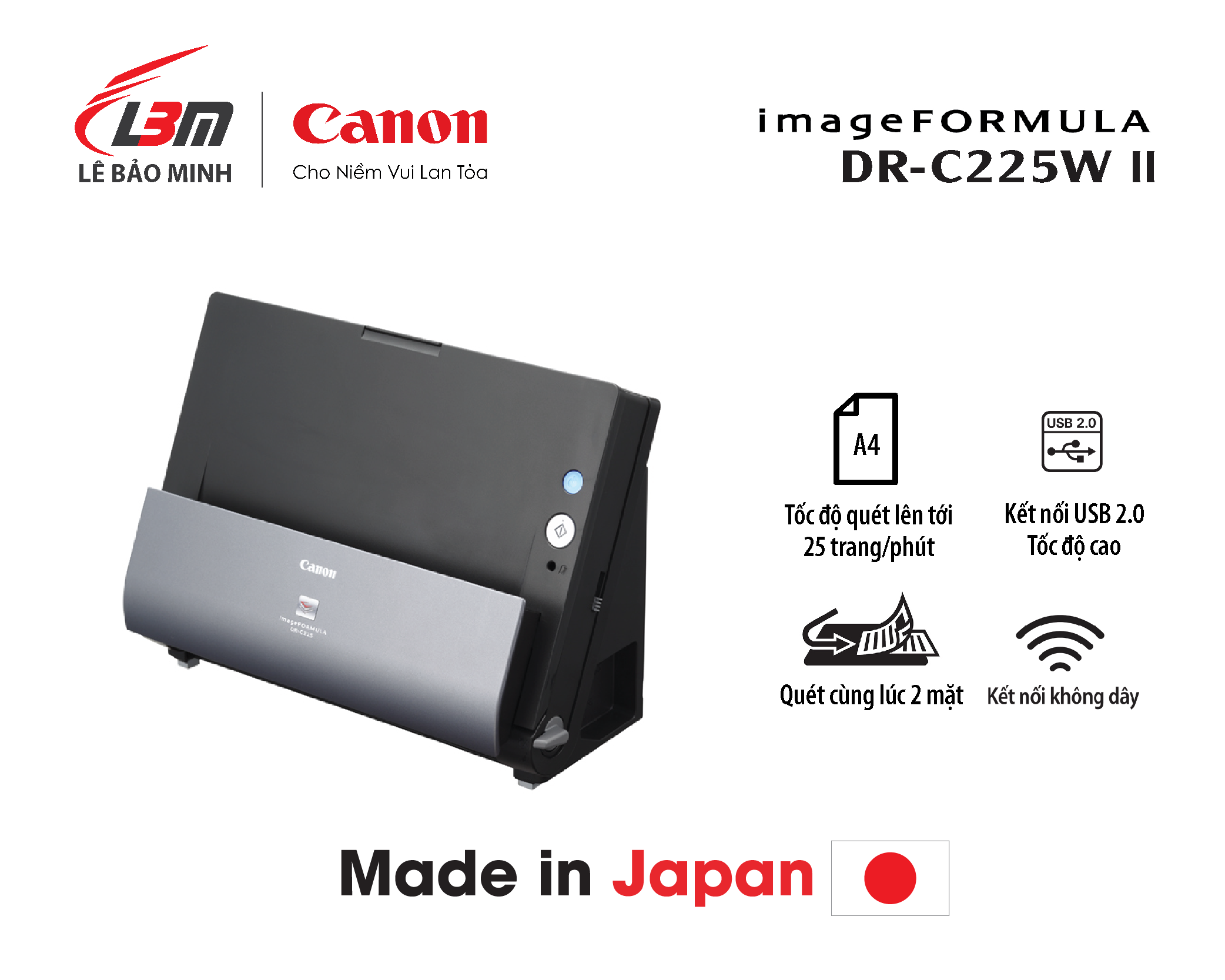 Scan Canon DR-C225W II