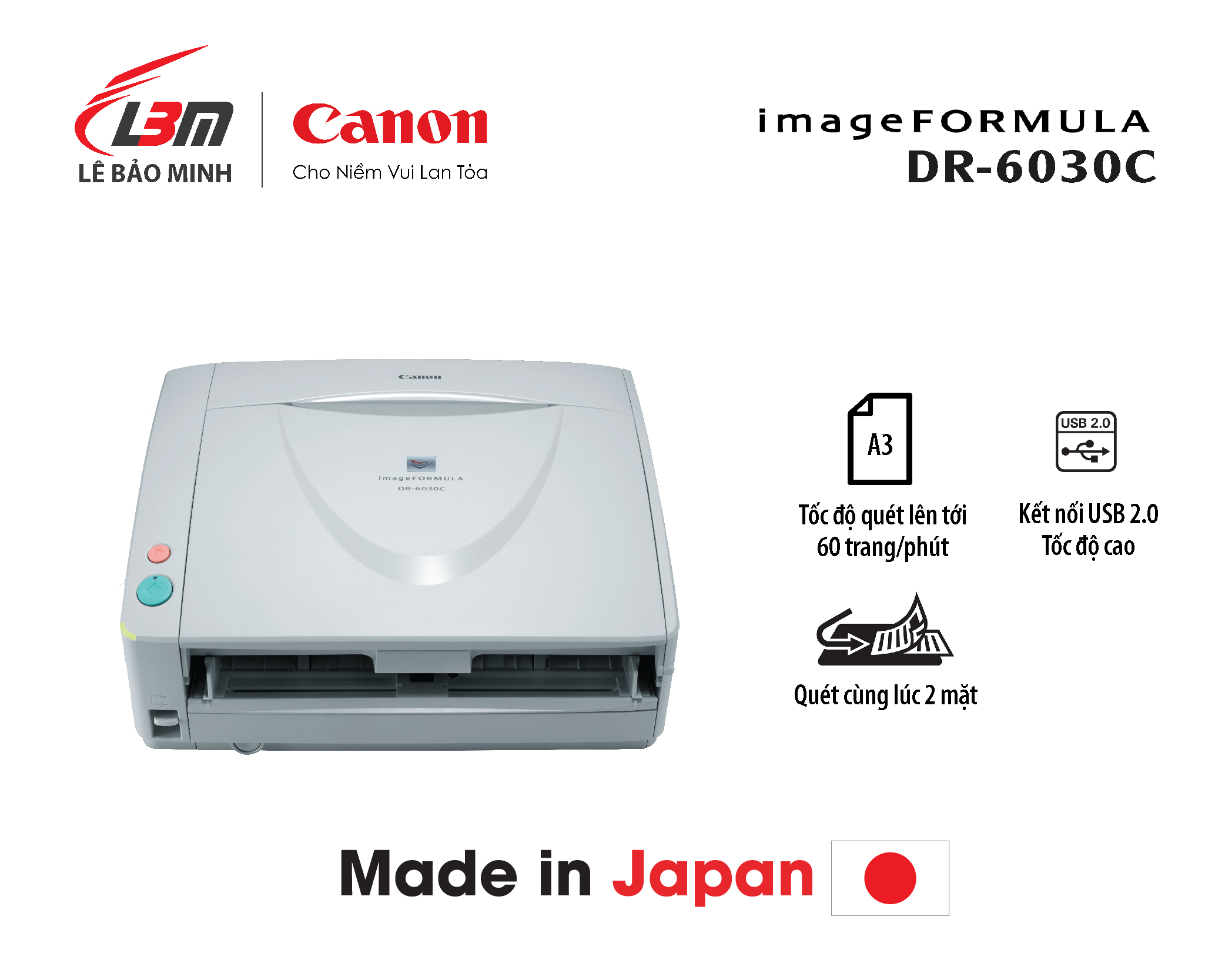 Scan Canon A3 DR-6030C