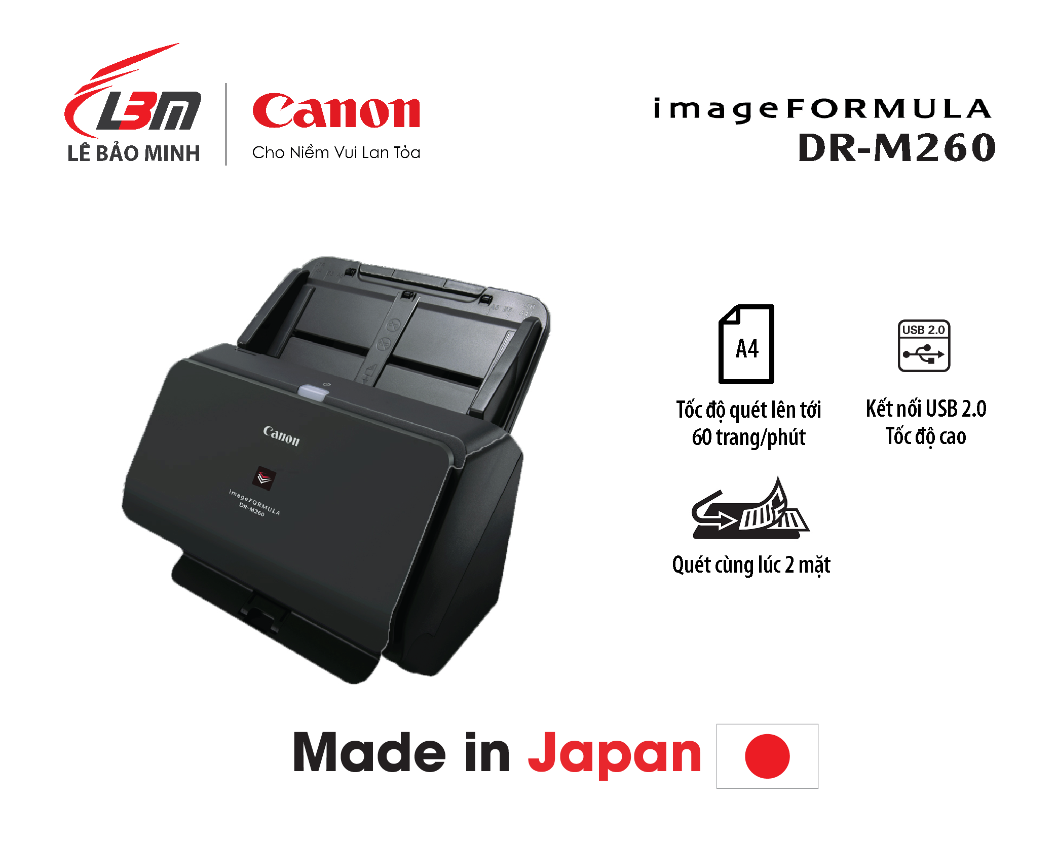 Scan Canon DR-M260