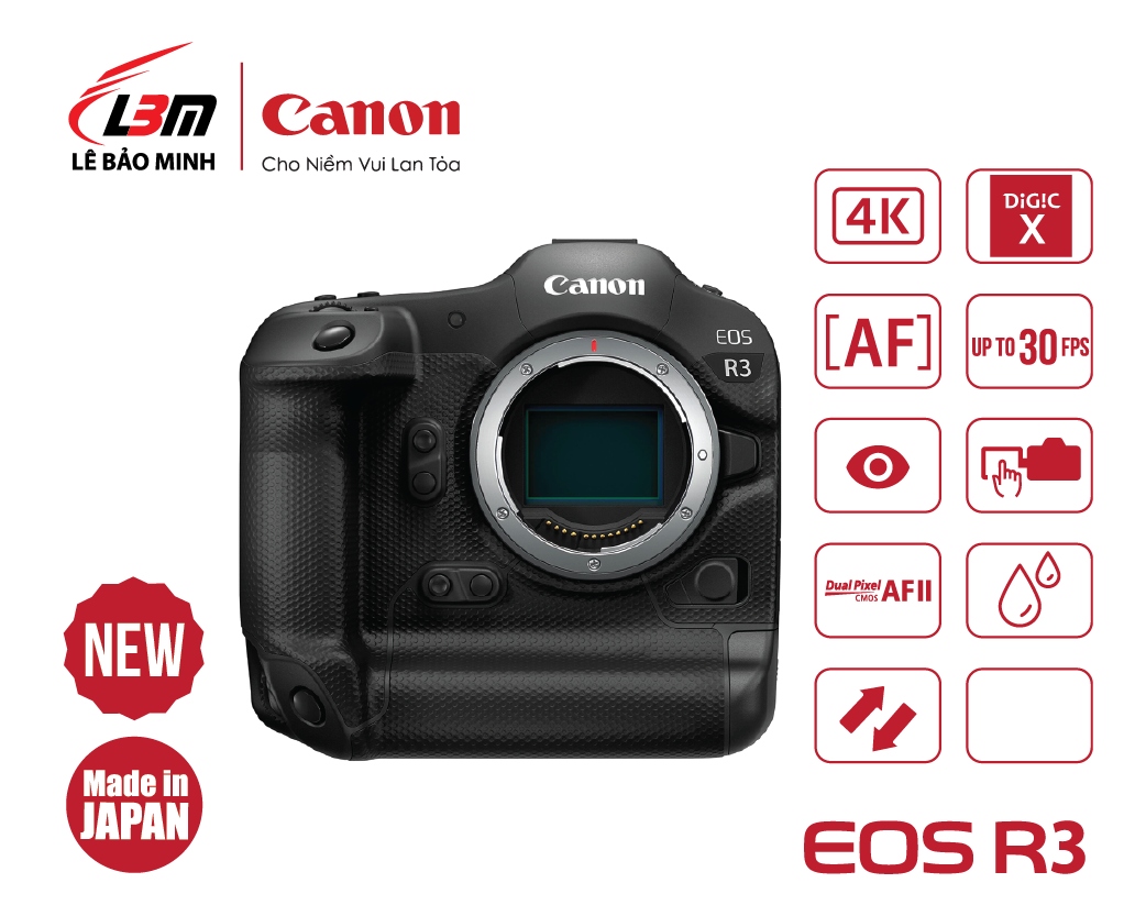 Máy ảnh Canon EOS R3 Body