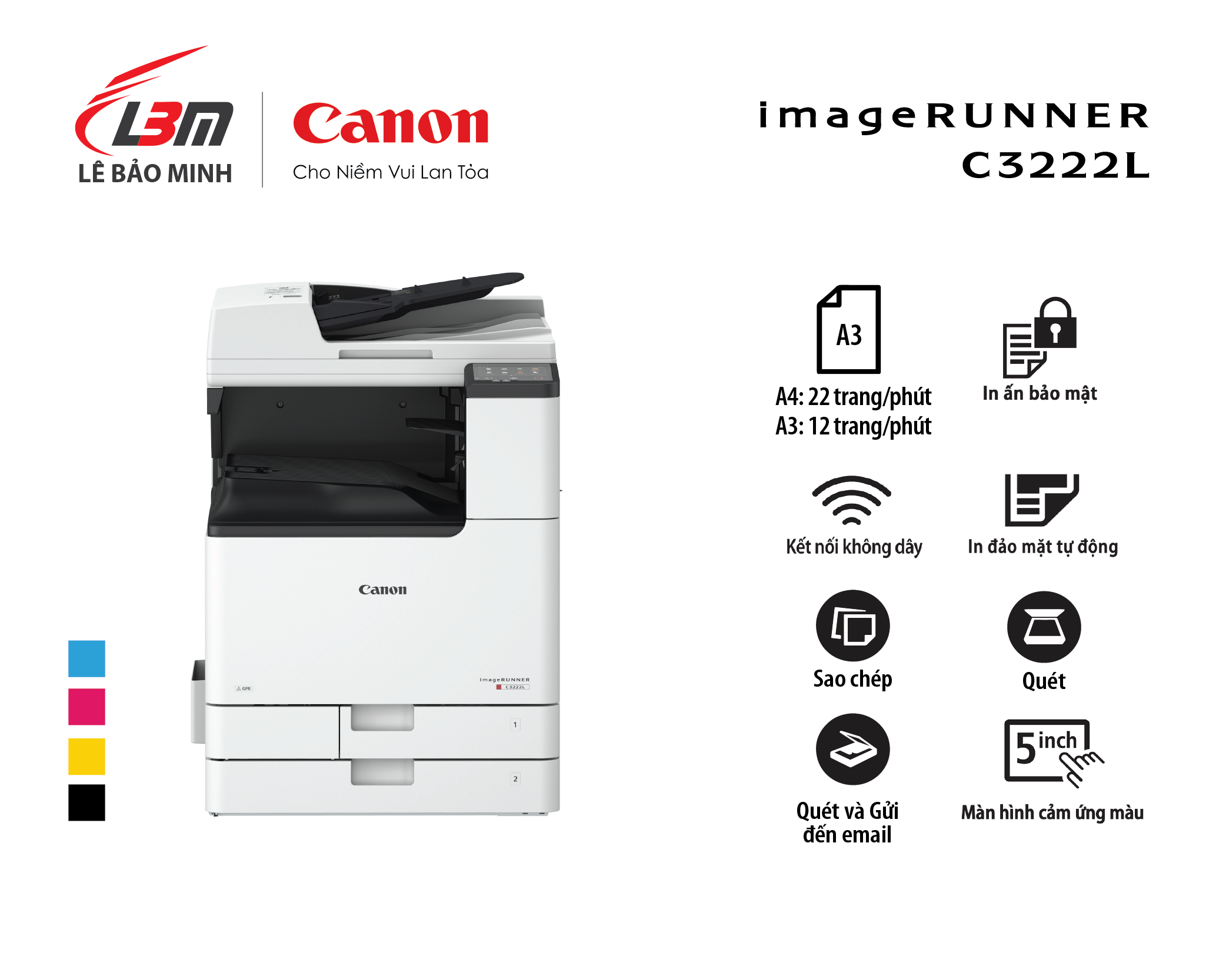Máy photocopy iR C3222L