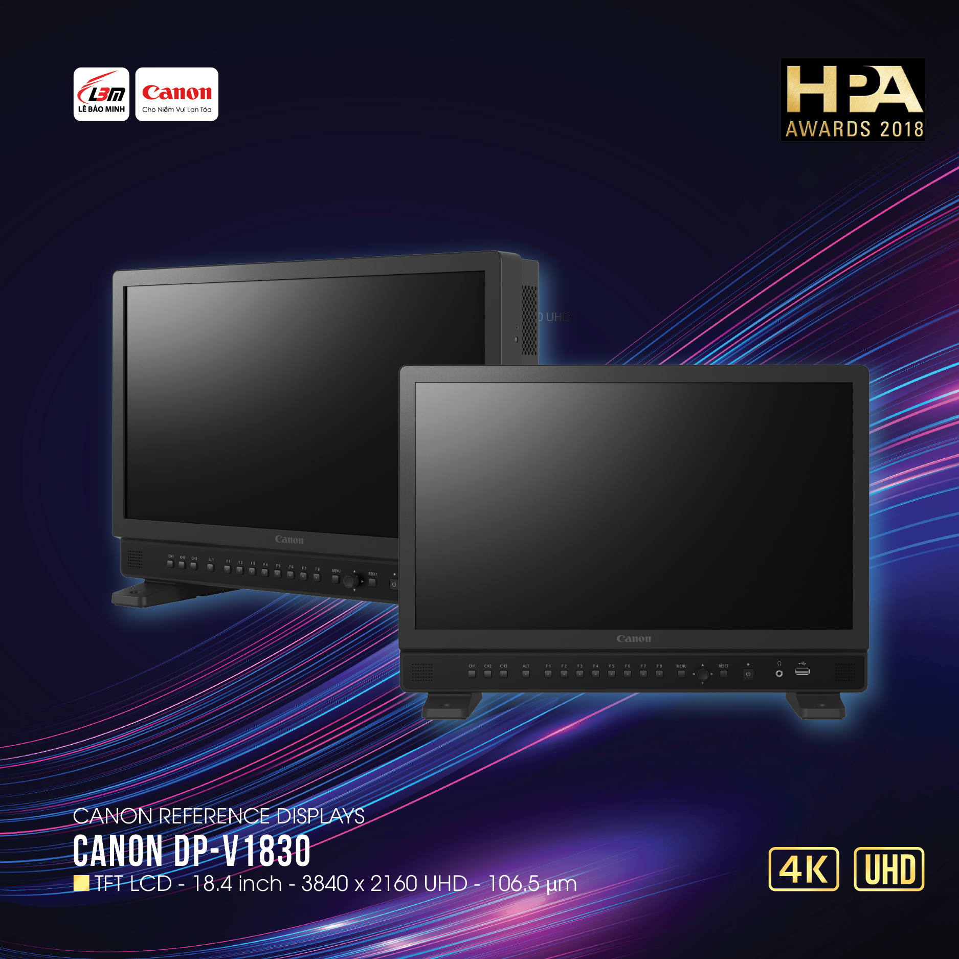 [NEWS] CANON THÔNG BÁO VỀ PHẦN CẬP NHẬT FIRMWARE CHO MODEL MÀN HÌNH 4K CHUYÊN NGHIỆP DP-V1830