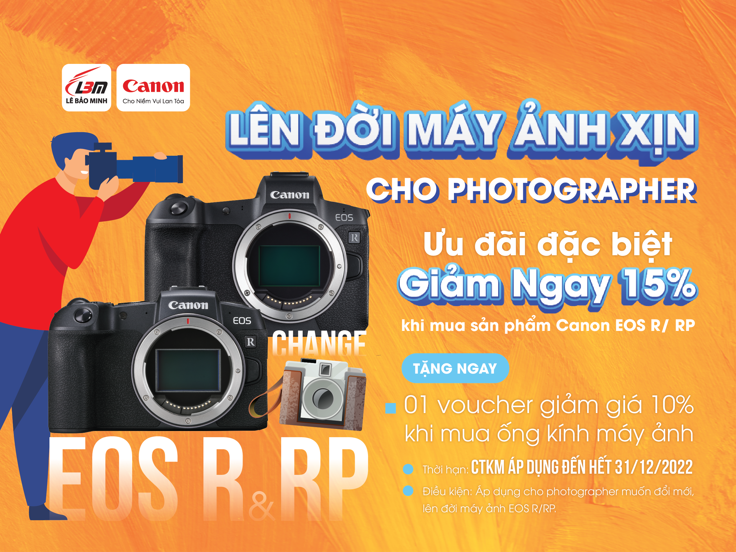 [CTKM] LÊN ĐỜI MÁY ẢNH XỊN CHO PHOTOGRAPHER