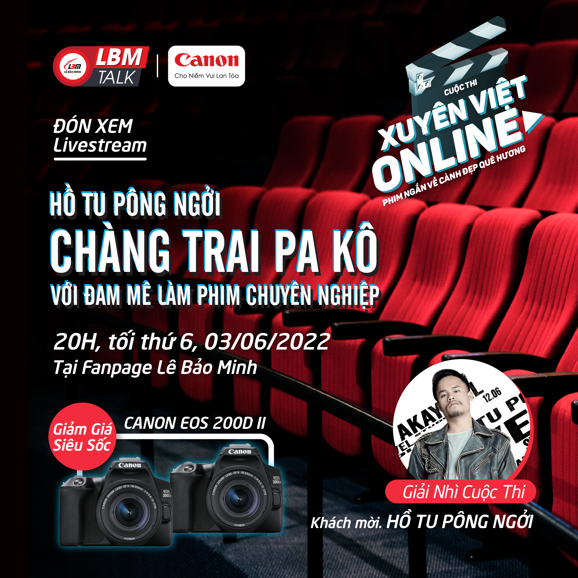 [NEWS] [LIVESTREAM] HỒ TU PÔNG NGỞI – CHÀNG TRAI PA KÔ VỚI ĐAM MÊ LÀM PHIM CHUYÊN NGHIỆP