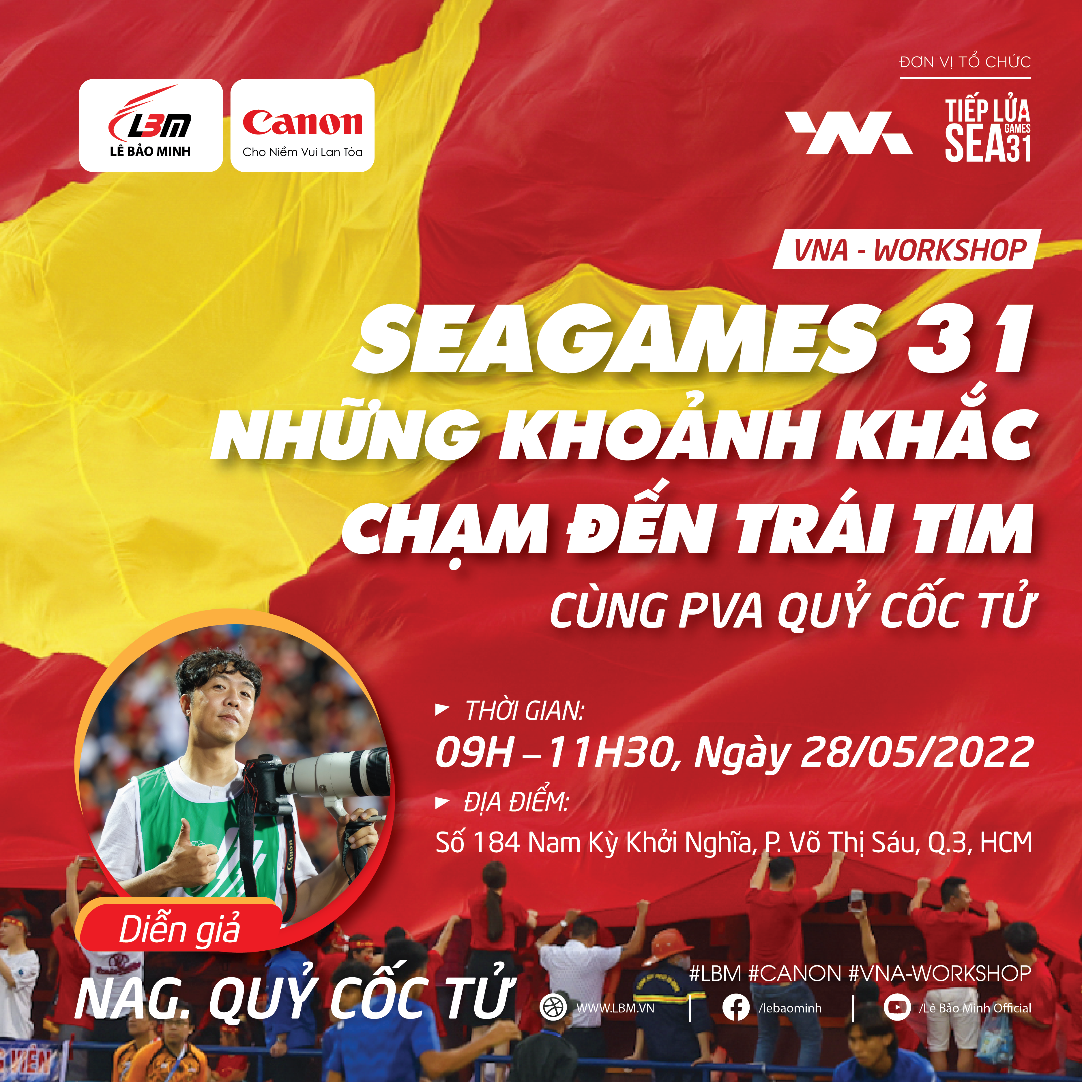 [NEWS] [WORKSHOP] SEA GAMES 31 – NHỮNG KHOẢNH KHẮC CHẠM ĐẾN TRÁI TIM