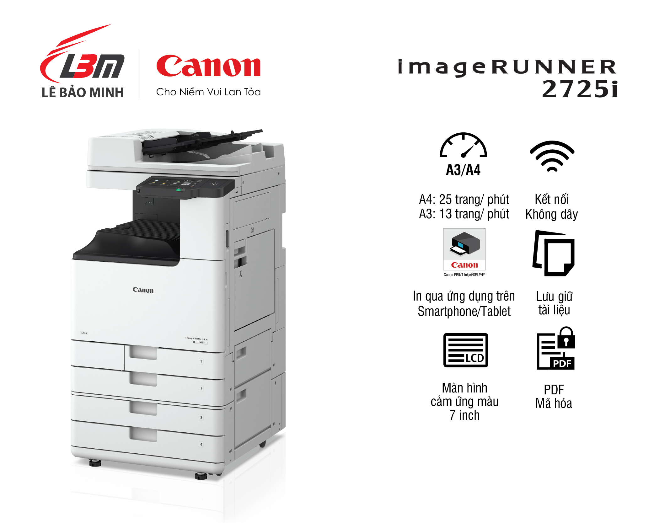 Máy photocopy Canon iR2725i