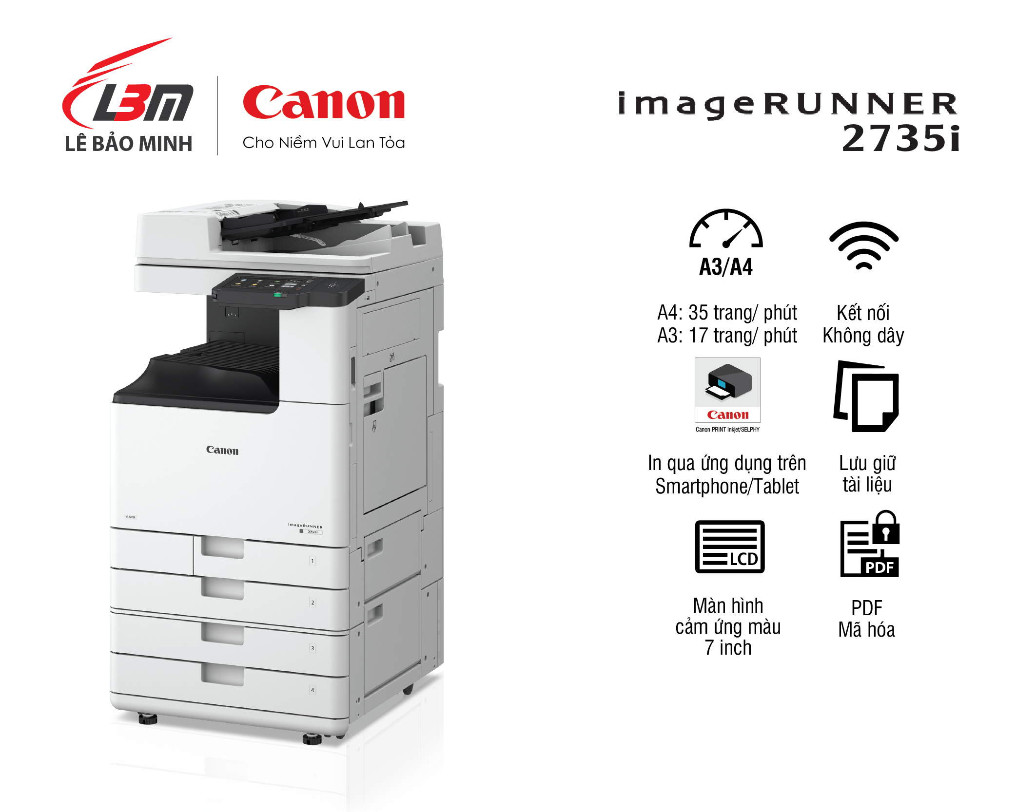 Máy photocopy Canon iR2735i