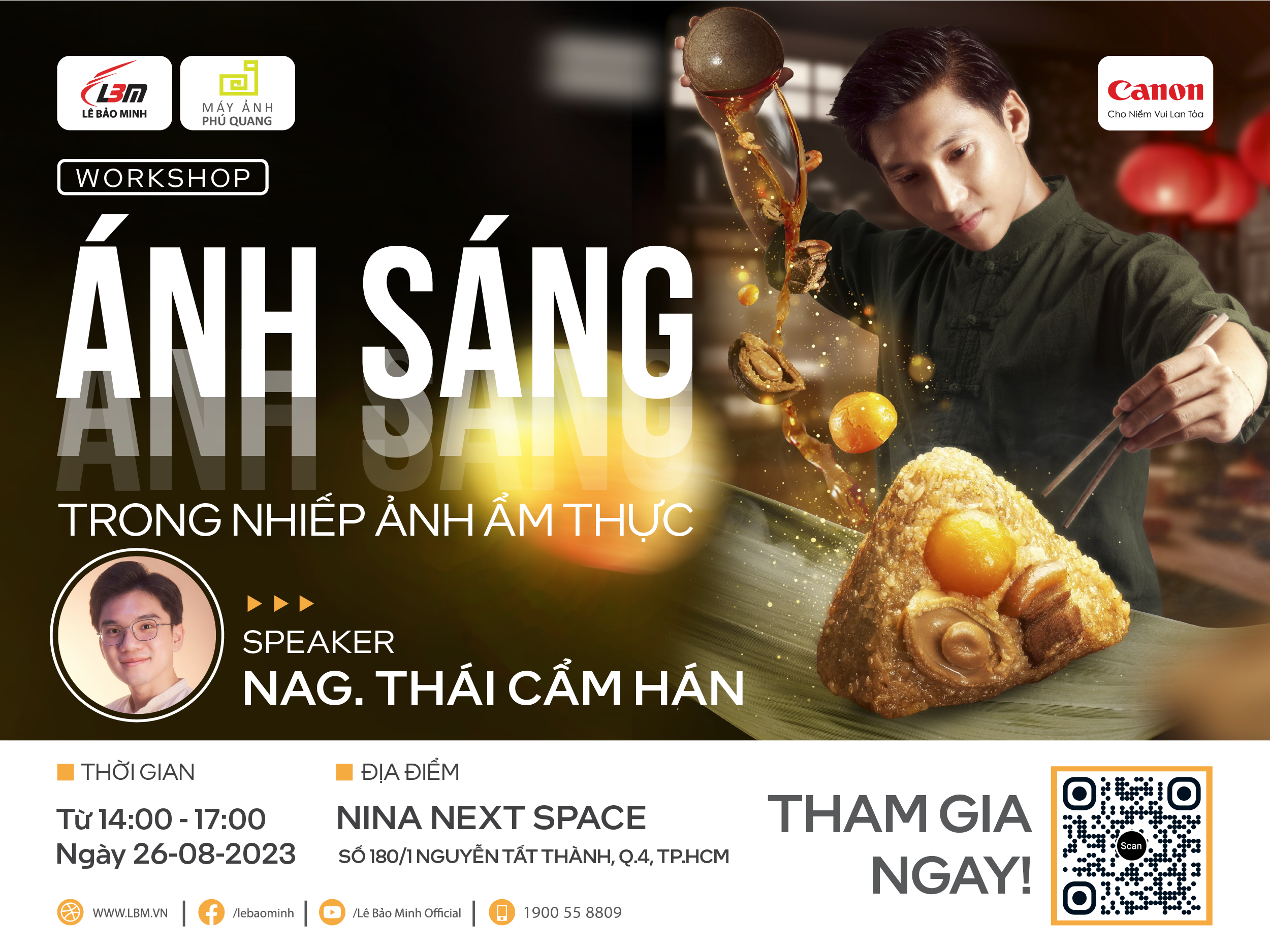 [NEWS] [WORKSHOP] HIỂU VỀ ÁNH SÁNG TRONG NHIẾP ẢNH ẨM THỰC