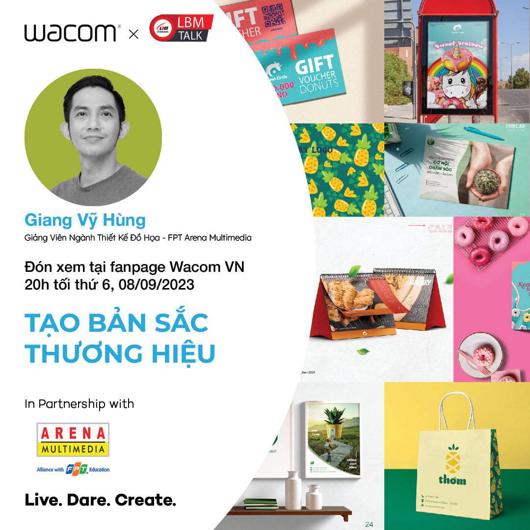 [NEWS] [LIVESTREAM] [LBMxWACOM] TẠO BẢN SẮC THƯƠNG HIỆU