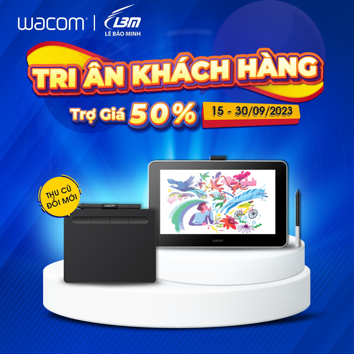 [CTKM] TRI ÂN KHÁCH HÀNG SINH NHẬT WACOM 40 NĂM