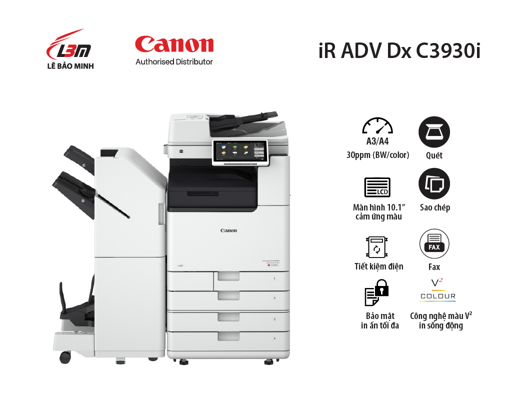 Máy photocopy màu Canon iR-ADV DX C3930i
