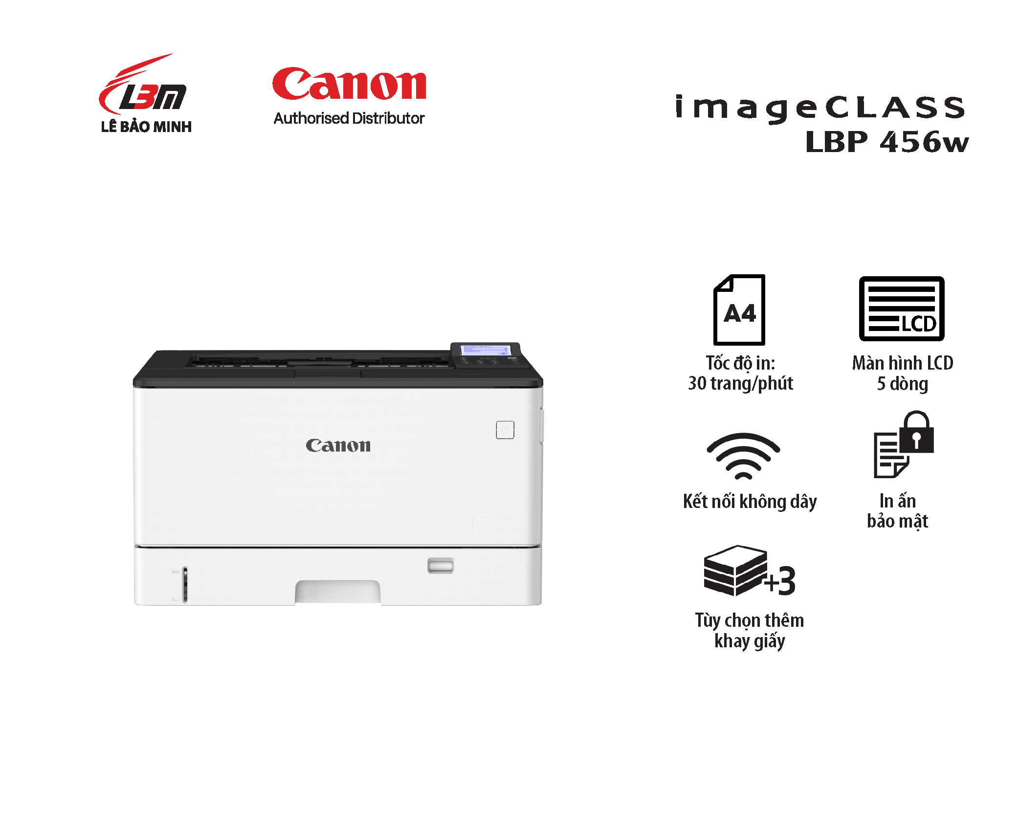 Máy in laser Canon LBP456w