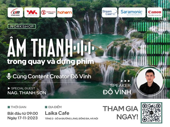 [NEWS] [WORKSHOP] ÂM THANH TRONG QUAY VÀ DỰNG PHIM