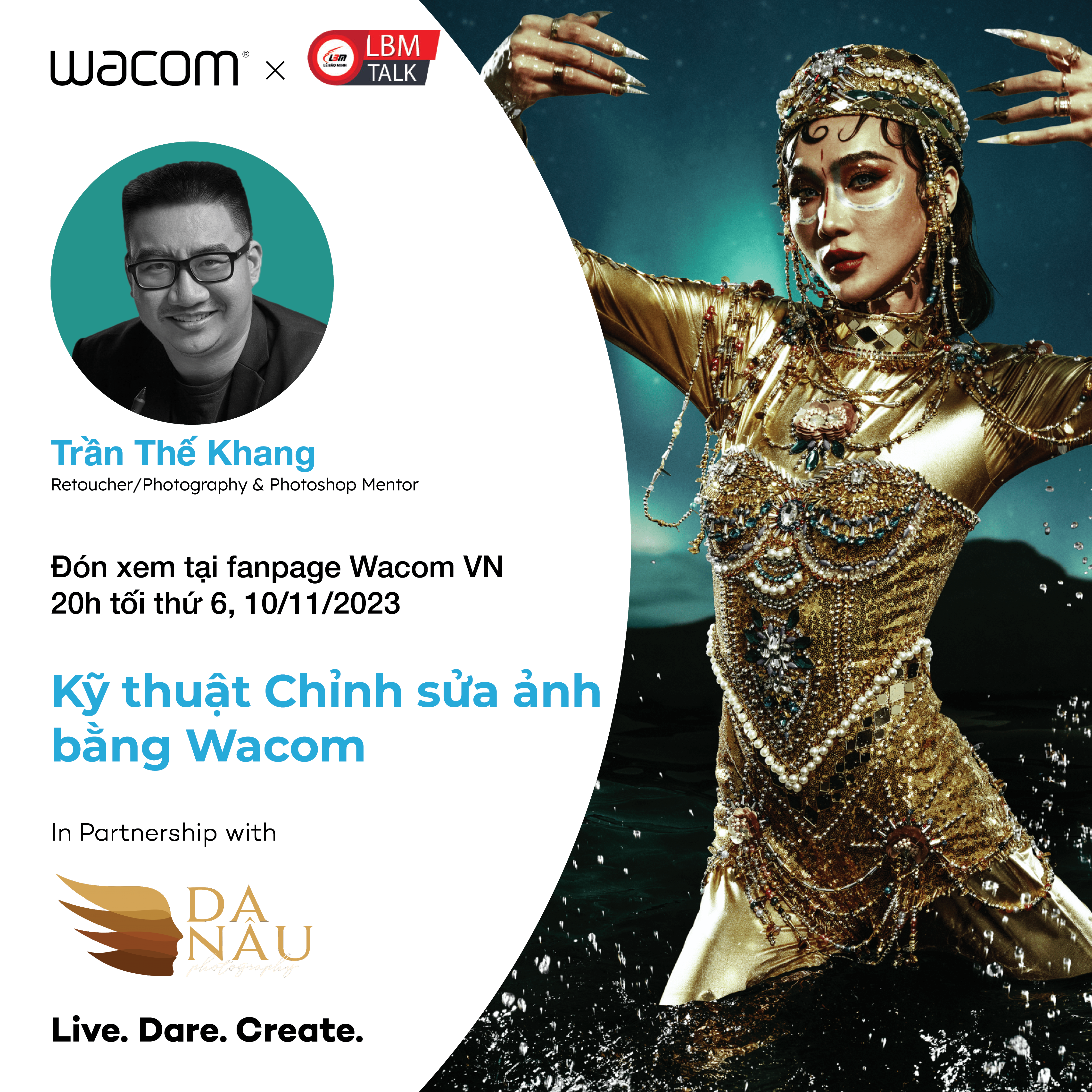 [NEWS] [LIVESTREAM] [LBMXWACOM] KỸ THUẬT CHỈNH SỬA ẢNH BẰNG WACOM