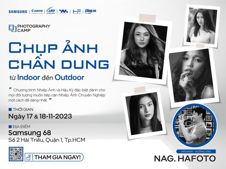 [NEWS] [KHÓA HỌC] PHOTOGRAPHY CAMP: CHỤP ẢNH CHÂN DUNG TỪ INDOOR ĐẾN OUTDOOR