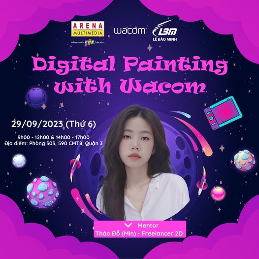 [NEWS] [LBM x Wacom VN x FPT Arena – Game Design] [WORKSHOP] | DIGITAL PAINTING WITH WACOM