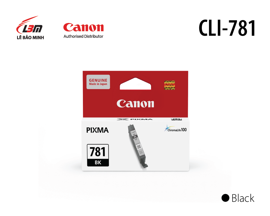 Hộp mực in Canon CLI-781 BK/C/M/PB/Y