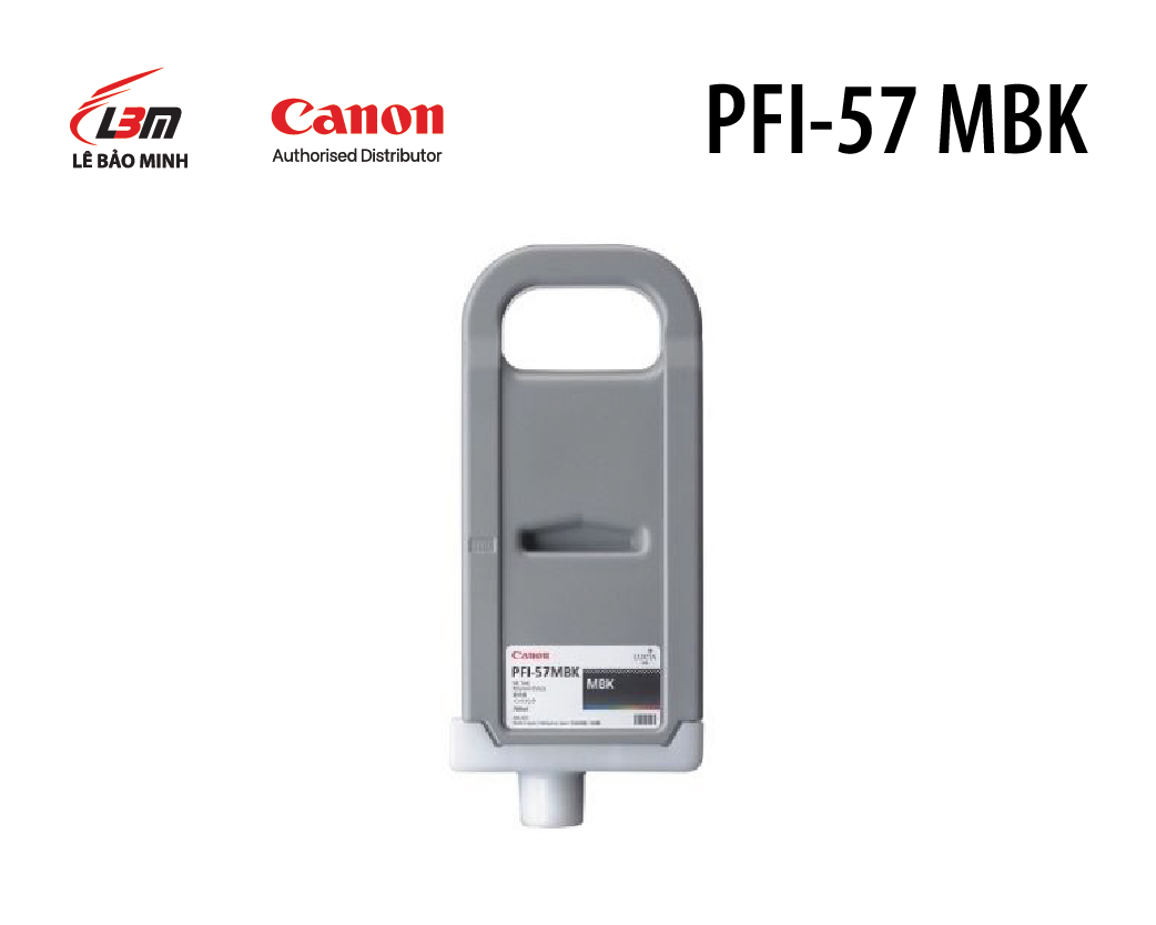 Hộp mực in Canon PFI-57 MBK/PBK/B/C/CO/GY/M/PC/PGY/PM/R/Y