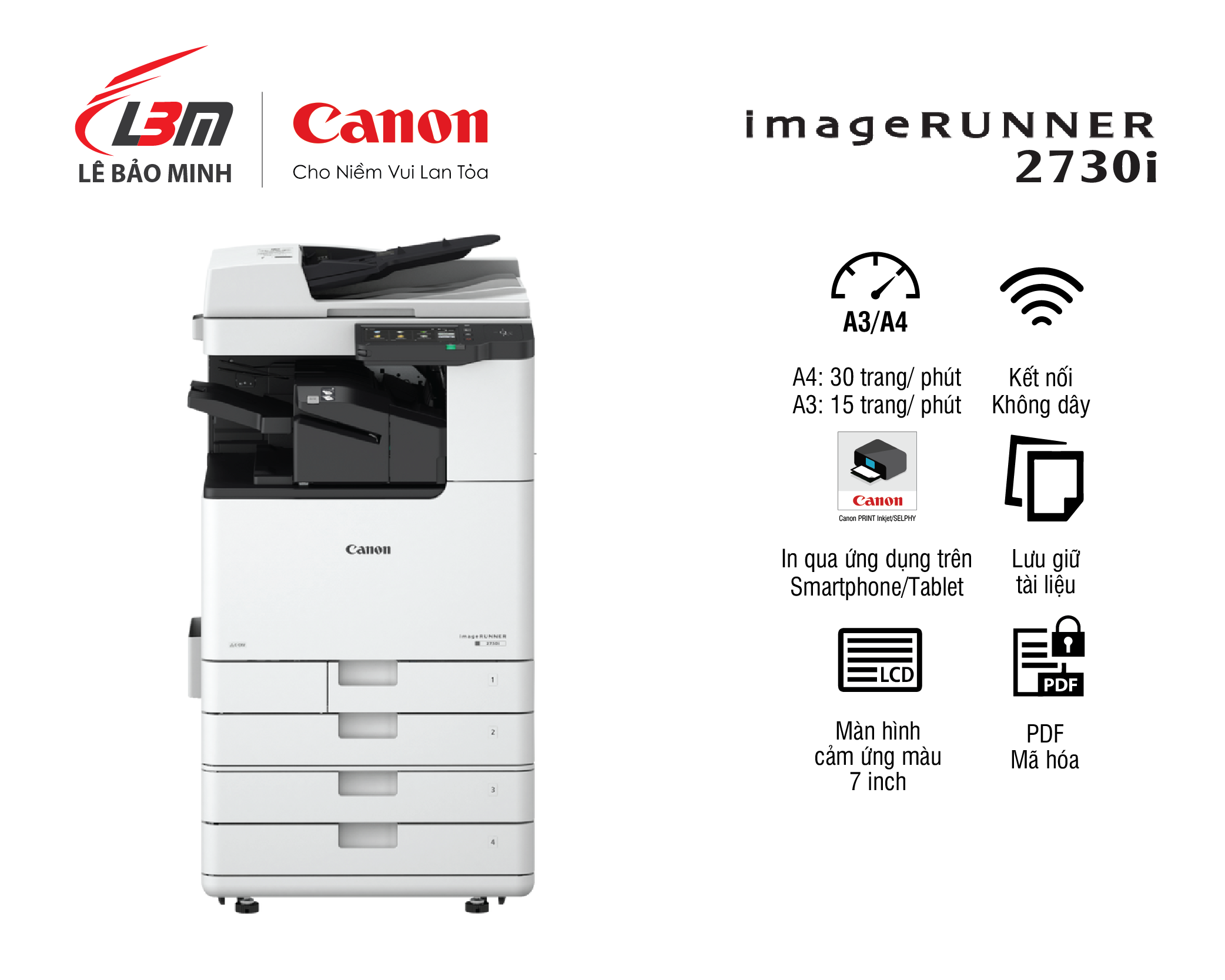 Máy photocopy Canon iR2730i
