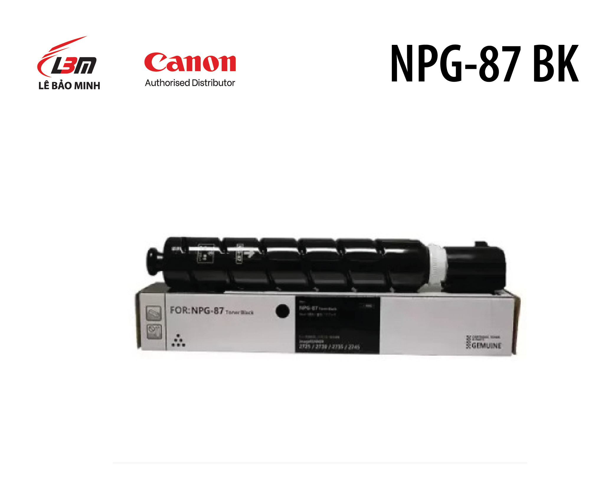 Hộp mực Canon NPG-87 BK